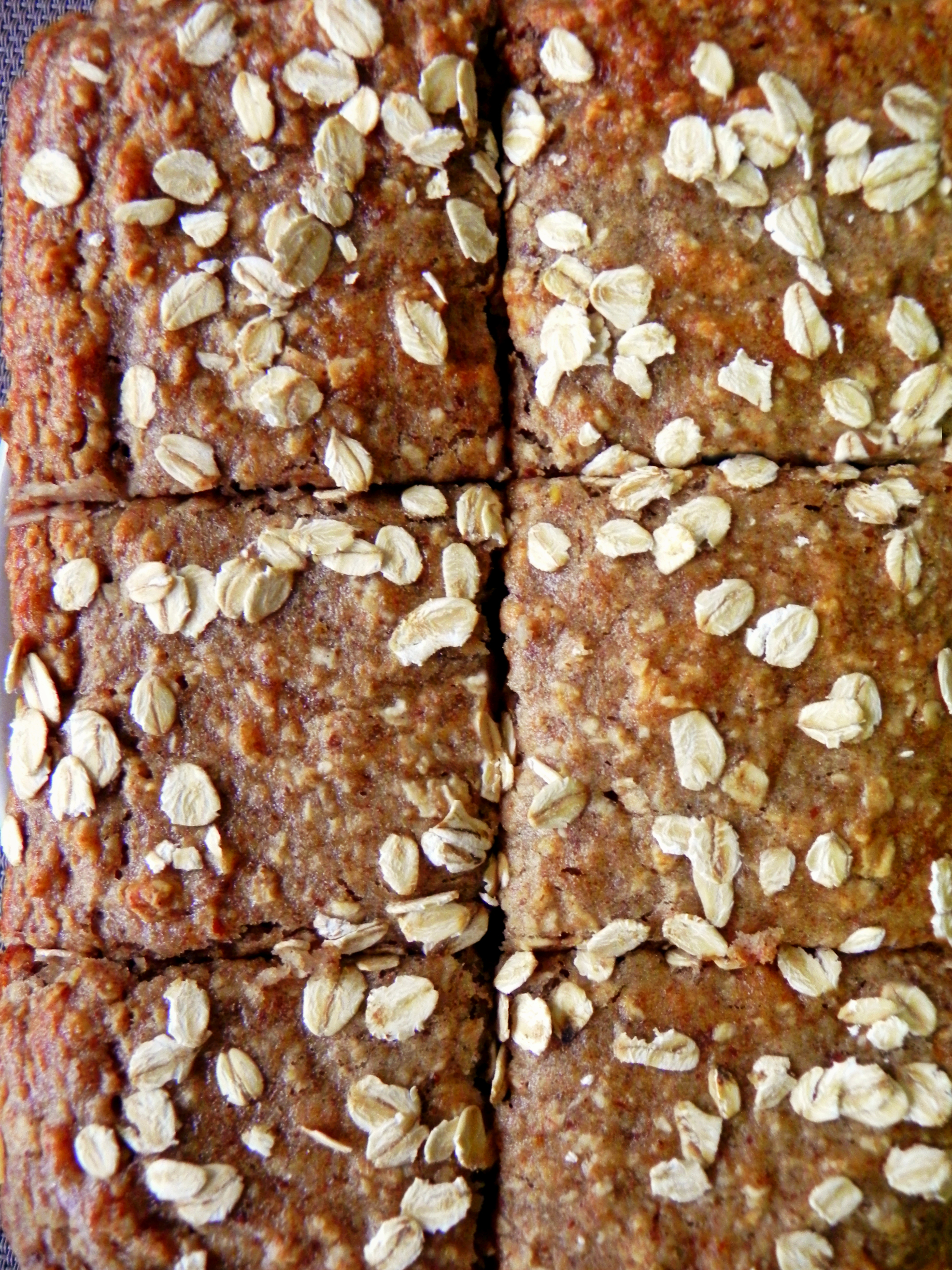 vegan banana oat bread