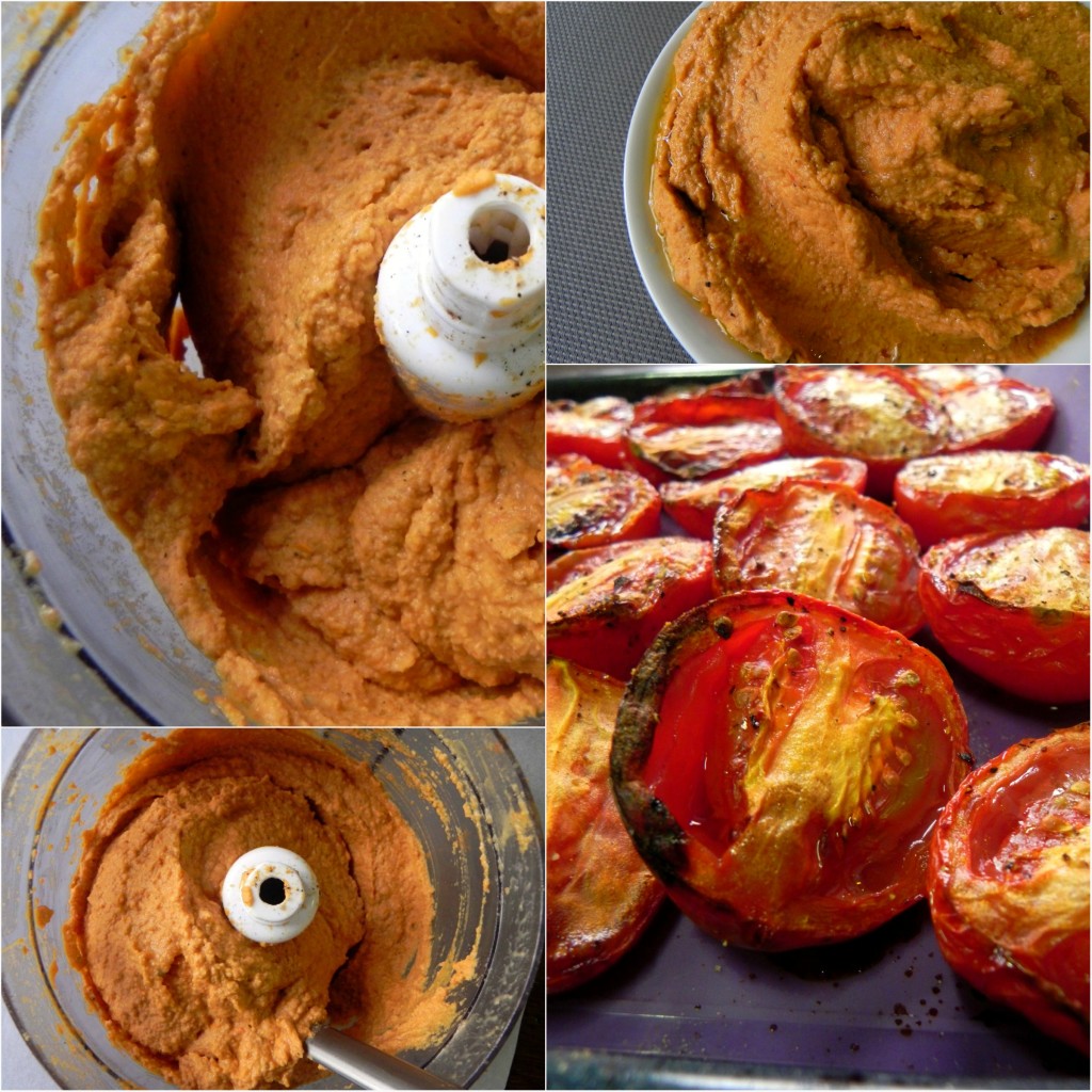 roasted tomato and	