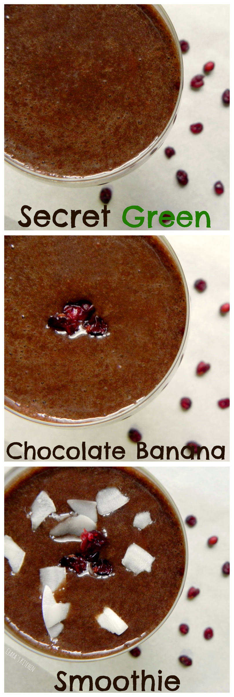 Chocolate Banana Smoothie ceara s kitchen
