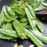 sauteed snow peas	