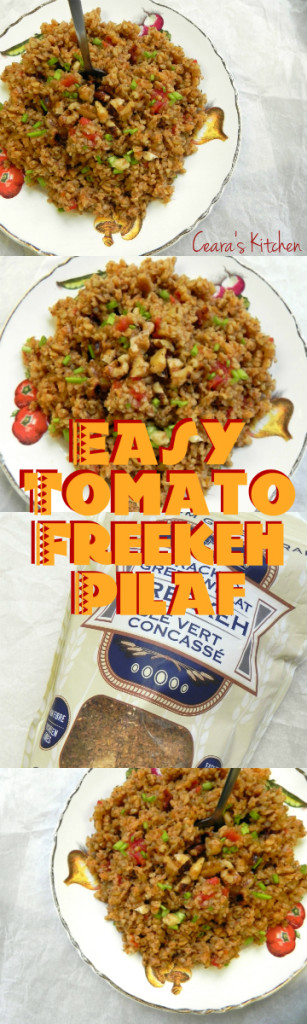 tomato freekeh pilaf tomato freekeh pilaf