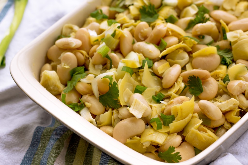 White Bean and Artichoke Salad Vegan Healthy Gluten Free recipe