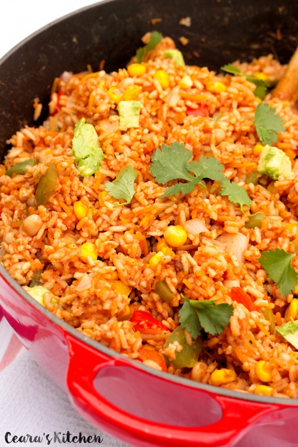 Easy One Pot Mexican Rice (Vegan + Gluten Free!)
