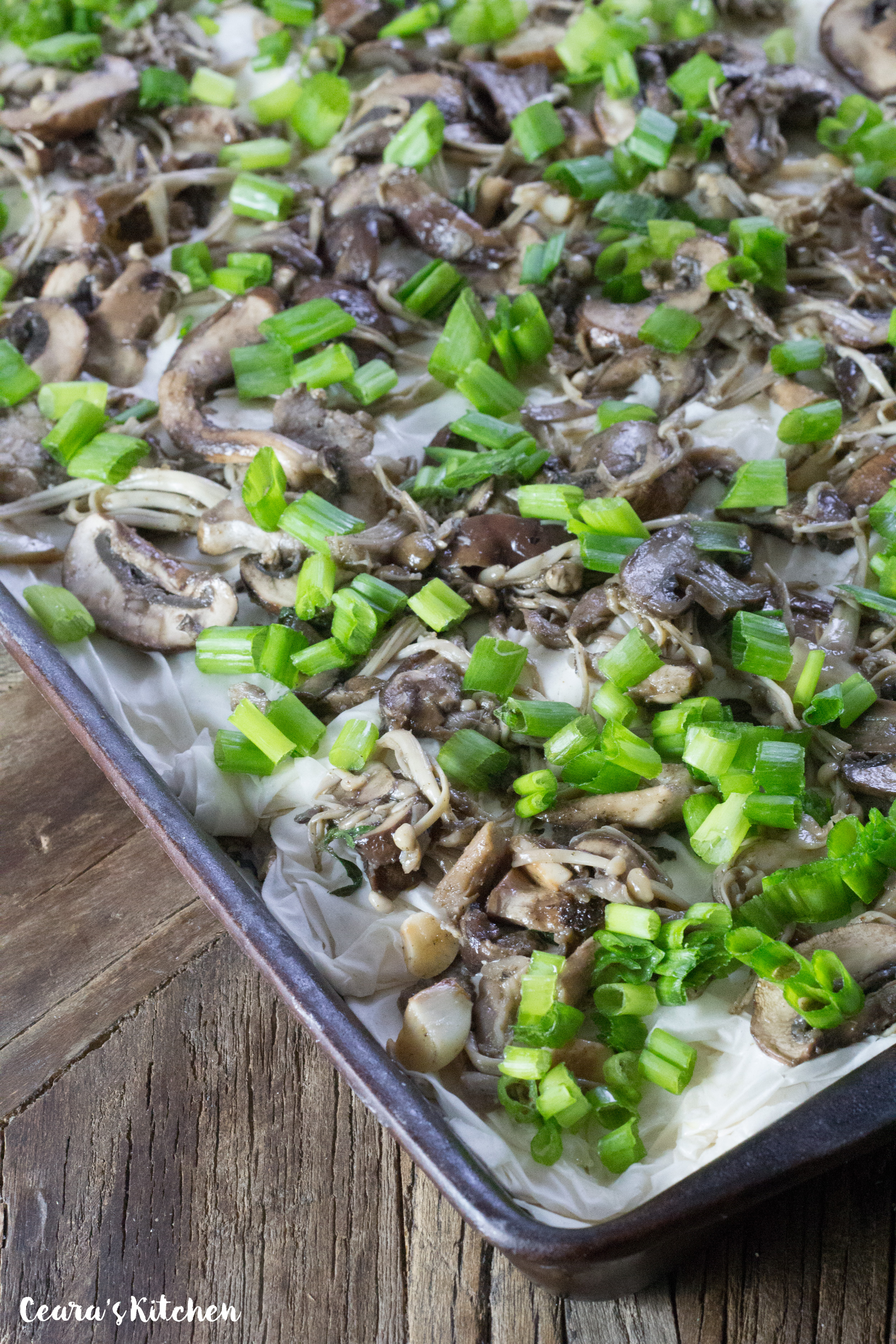 Vegan Mushroom Tart