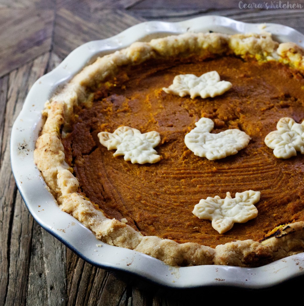 vegan pumpkin pie	