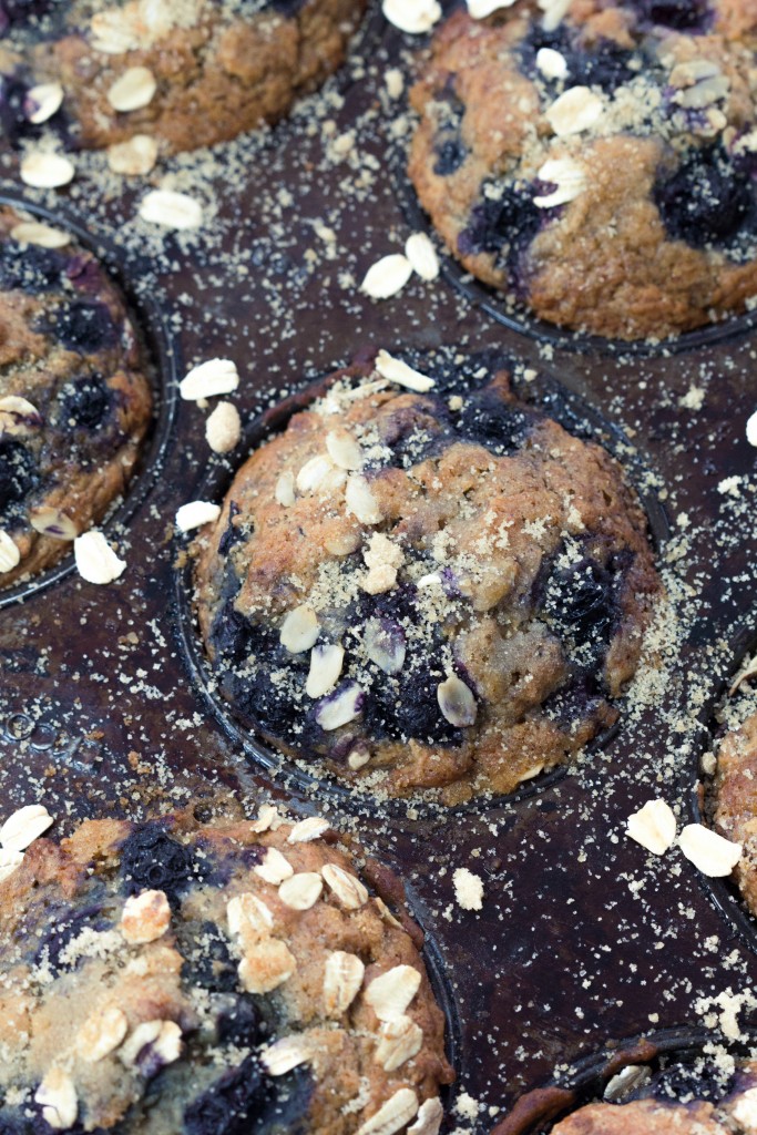 Vegan Blueberry Muffins baked