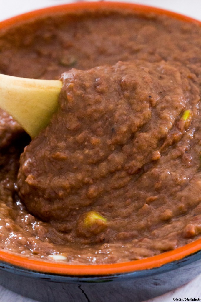slow cooker refried beans