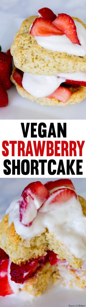 vegan strawberry cake