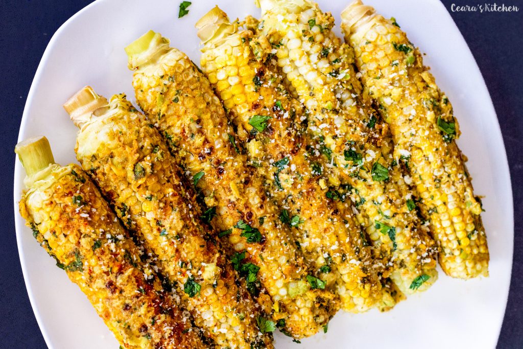 Vegan Mexican Corn On The Cob With Avocado,Coin Stores