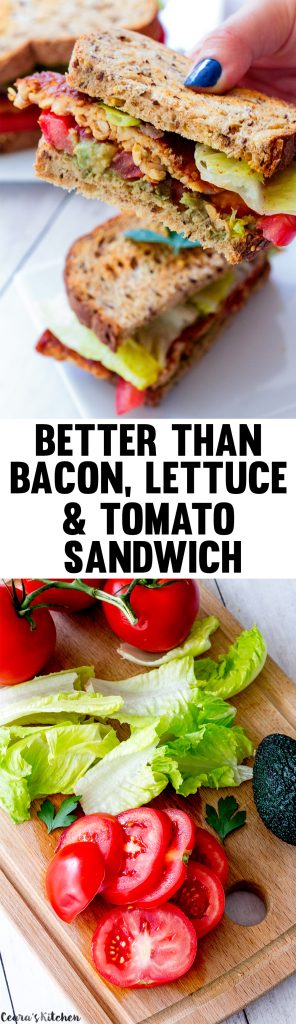 Vegan BLT (Better than Bacon, Lettuce and Tomato Sandwich)
