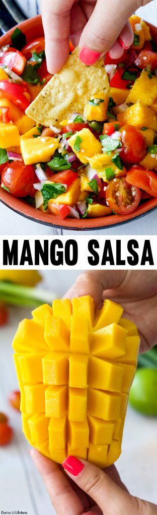 Mango Salsa with Lemon-Lime Vinaigrette