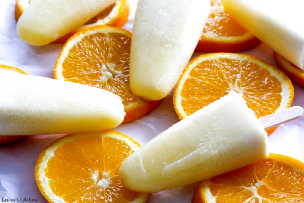 healthy orange creamsicles