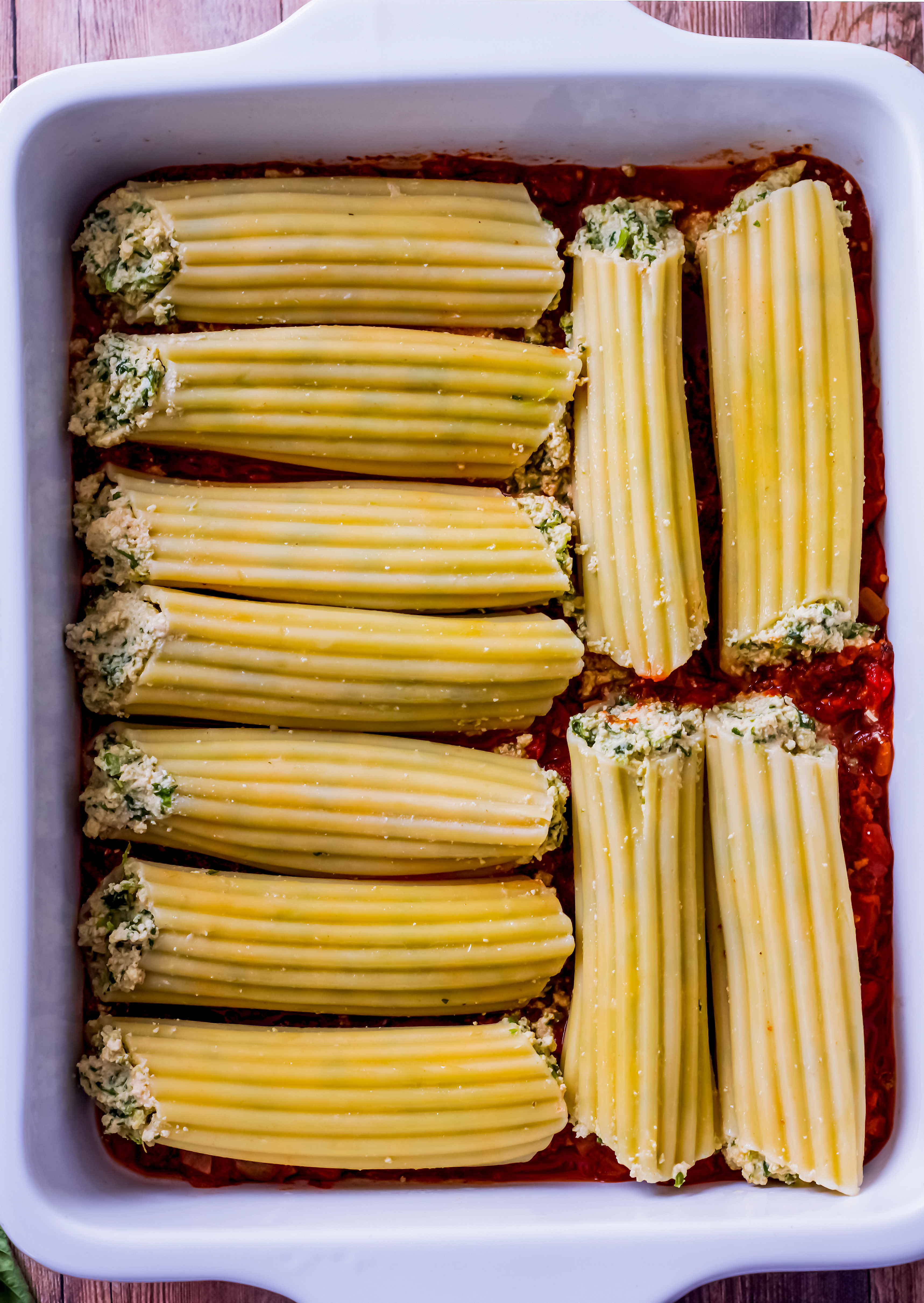 Ricotta and Spinach Vegan Cannelloni