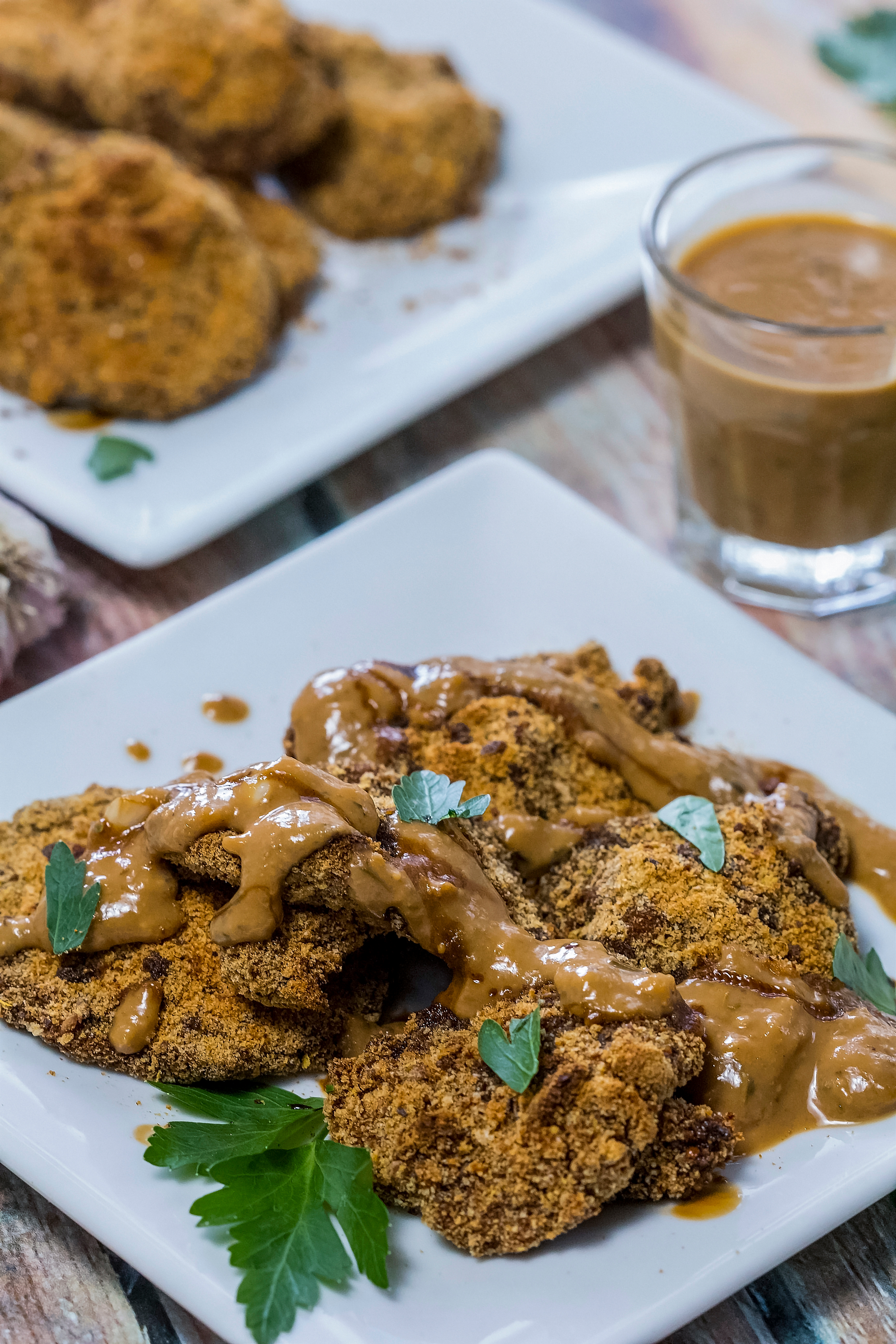 Vegan Chicken Fried Mushrooms Ceara S Kitchen
