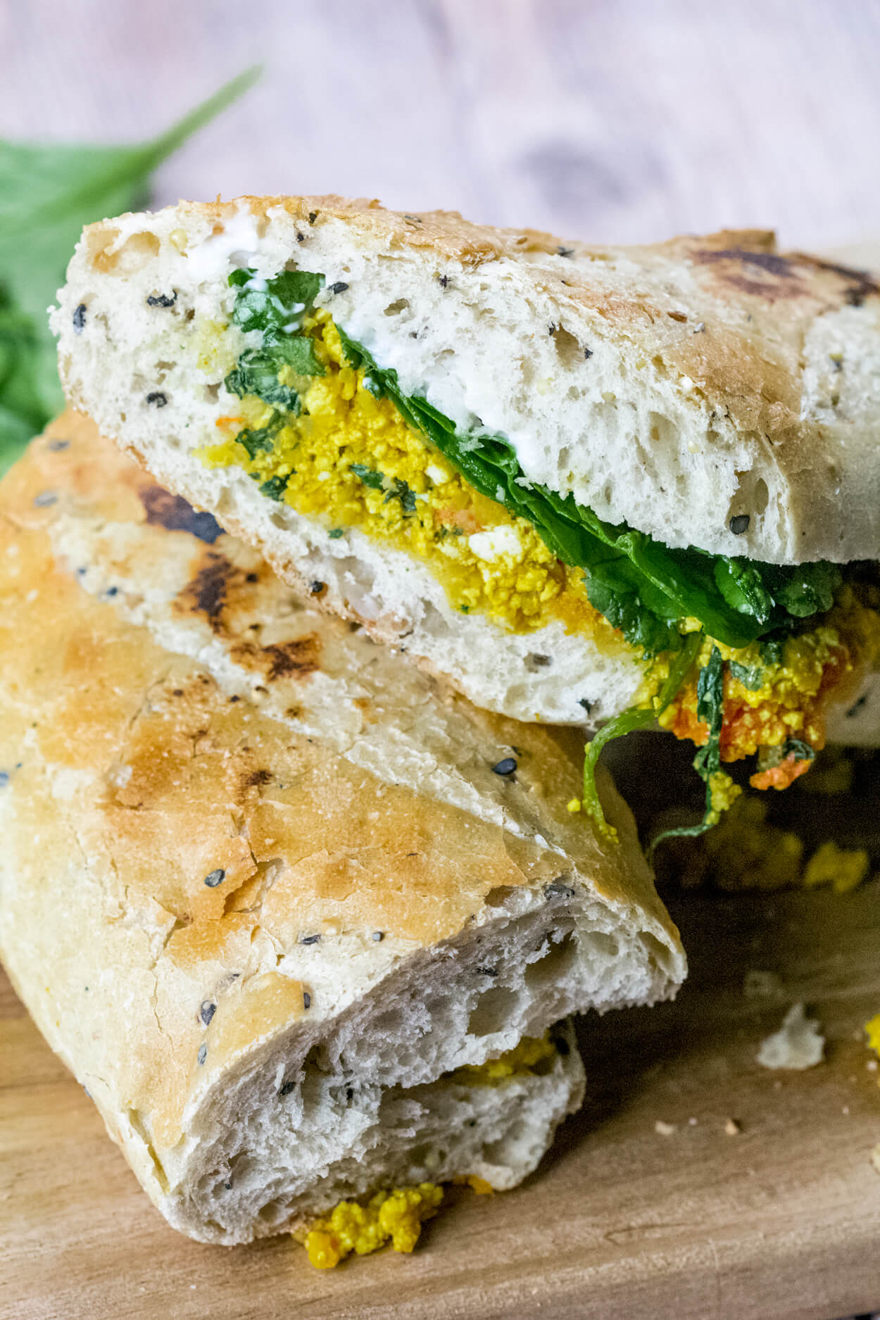 vegan scrambled eggs (the best tofu scramble!