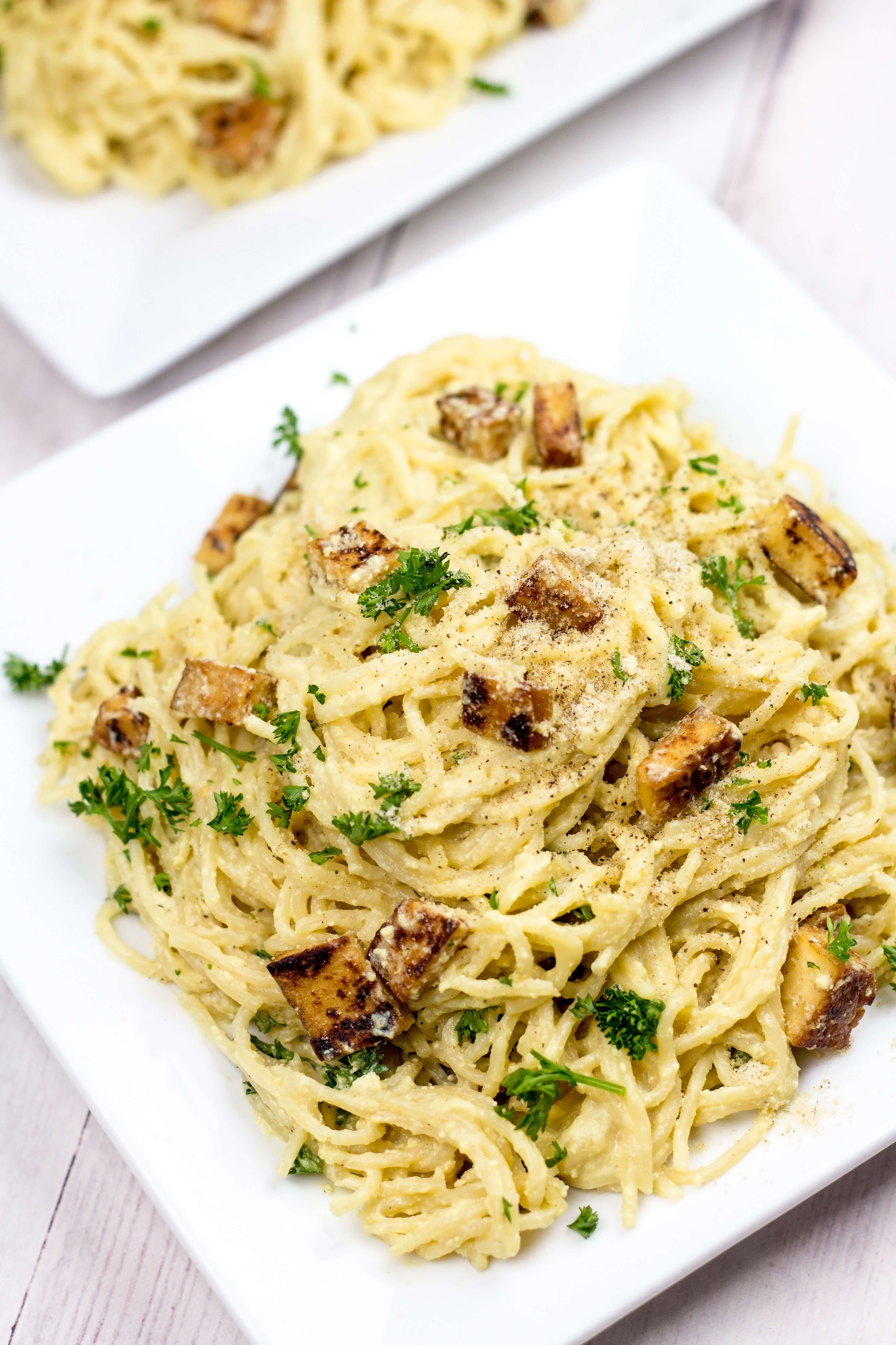 Vegan Spaghetti Carbonara | Ceara&amp;#39;s Kitchen