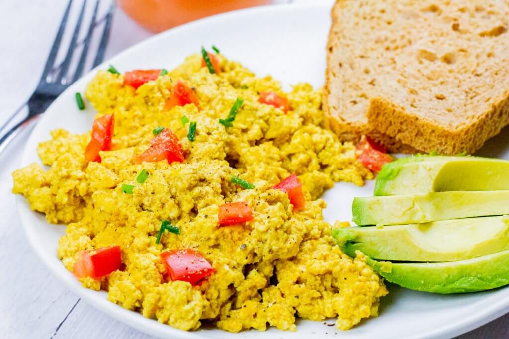 Vegan Scrambled Eggs (The BEST Tofu Scramble!) | Ceara's Kitchen