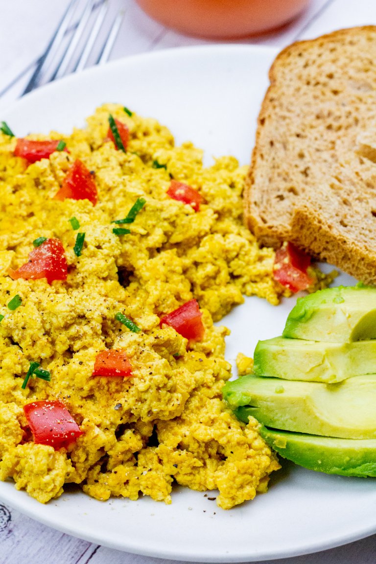 Vegan Scrambled Eggs (The BEST Tofu Scramble!) | Ceara's Kitchen